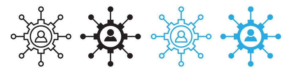 Specialized Skill Set Icon Highlighting Exceptional Worker Performance and Abilities