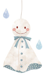 てるてる坊主のイラスト