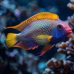 Obraz premium fish in aquarium