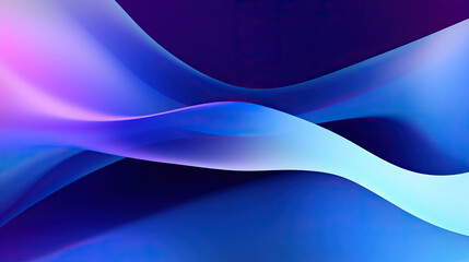 Blue Abstract Waves 