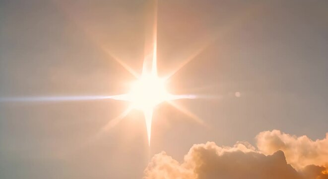 View of a solar eclipse.