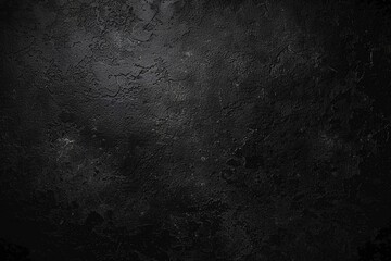 Naklejka premium Black Grunge Background with Dark Gray Texture and Space for Text or Design, Abstract Black Wallpaper Pattern or Backdrop