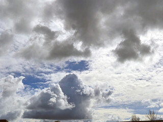 Fototapeta na wymiar Summer clouds in the sky background