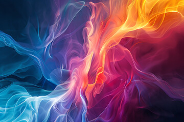 Fototapeta premium Captivating abstract background with vibrant colors and dynamic shapes, perfect for design projects and artistic concepts