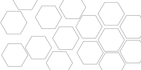 seamless pattern with hexagons. Abstract background with lines. Modern simple style hexagonal graphic concept. Background with hexagons.	