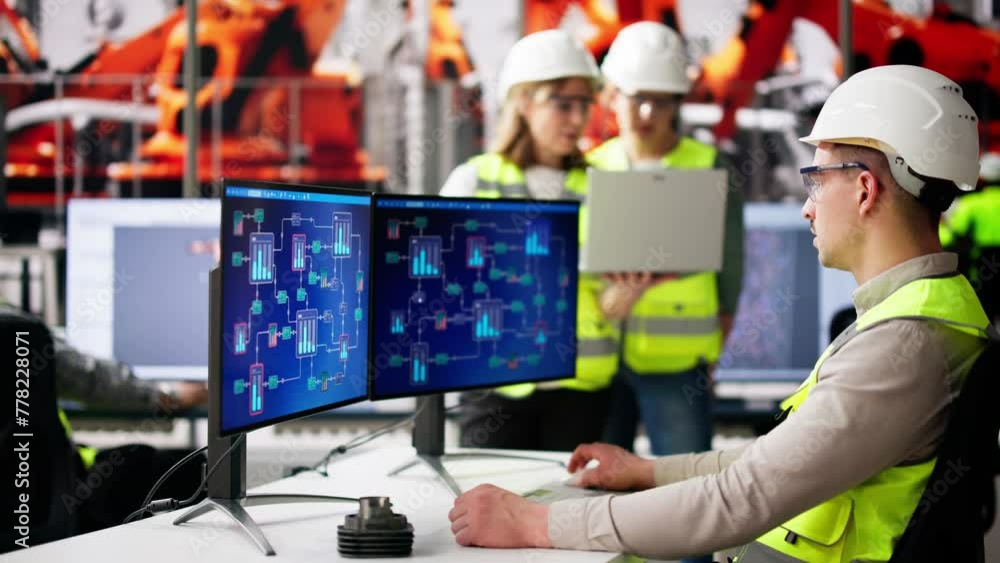 Poster Engineer Operators Using Scada System