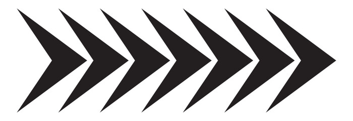 Arrow icon. Set black arrows symbols. Blend effect. Vector isolated on white background. Vector illustration. AI - obrazy, fototapety, plakaty