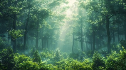 forest, Elevation Angle, More details, High resolution. - obrazy, fototapety, plakaty