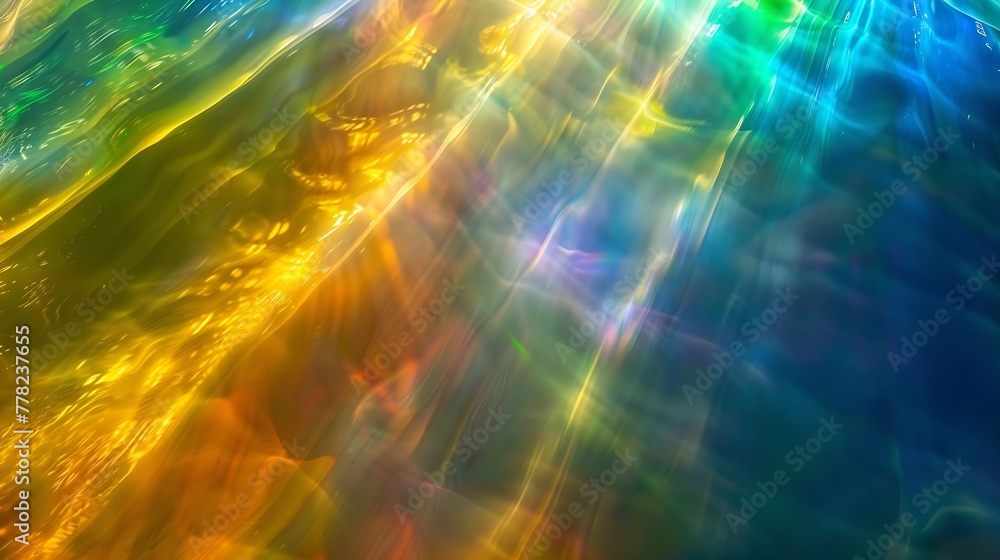 Poster Generative AI : Abstract background, Beautiful rays of light.