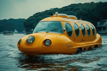 Amphibious Bus Tour Tour bus that transforms into a boat for an amphibious tour