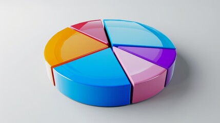 Obraz premium Emergency Fund Visualization Pie chart illustrating the recommended allocation of an emergency fund into different liquidity tiers hyper realistic