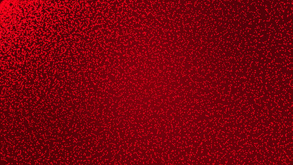 Futuristic,Digital, abstract, and red  dot technological connection network information dots on a wave digital wave animation. Abstract motion black background digital  modern.
