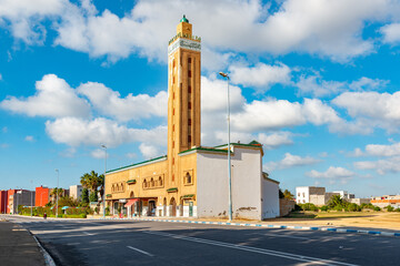 MARRAKECH, MOROCCO. Dec 04, 2019. Koutoubia Mosque minaret located at medina quarter of Marrakesh,...