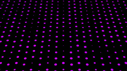 Abstract technology wave of particles.purple color Big data and connection, networking motion dots and lines.Rounded Border loop Checkered Halftone Pattern  round Particles Subtle Texture  Art Design.