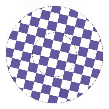 Icons set with purple checkers or chess pattern
