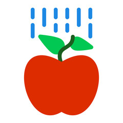 This is the Gravity icon from the Science icon collection with an Color style