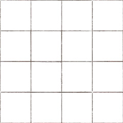 Grout. Seams of ceramic tile in brown color. Grid step 4 by 4. Vector image.Seamless pattern. Good for imitation tile for your pattern, for background.
