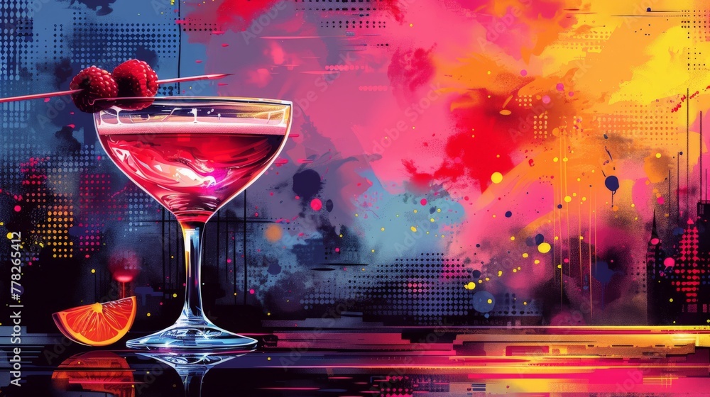 Wall mural Urban Cocktail Dream