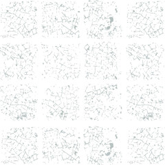 Seamless crack texture on glaze, on ceramic tile surface. Displays the age of the surface. Vector image.For your seamless patterns that need to be aged.
