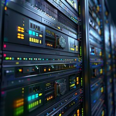 Computer and Server Room Rack Panel