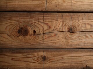Fototapeta premium Weathered pine grain wood template with horizontal lines.
