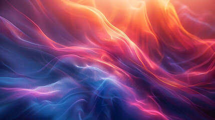 Fototapeta premium Abstract Futuristic Dark Background with Neon Lights