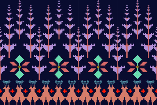 Abstract ethnic geometric pattern design for background or wallpaper.
Figure tribal embroidery. Indian, Scandinavian, Gypsy, Mexican, folk pattern.
