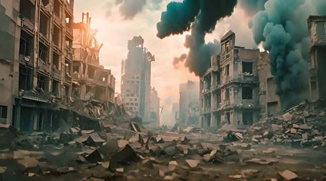 War city causes destruction