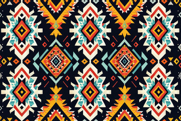 colorful aztec geometric tribal pattern seamless 