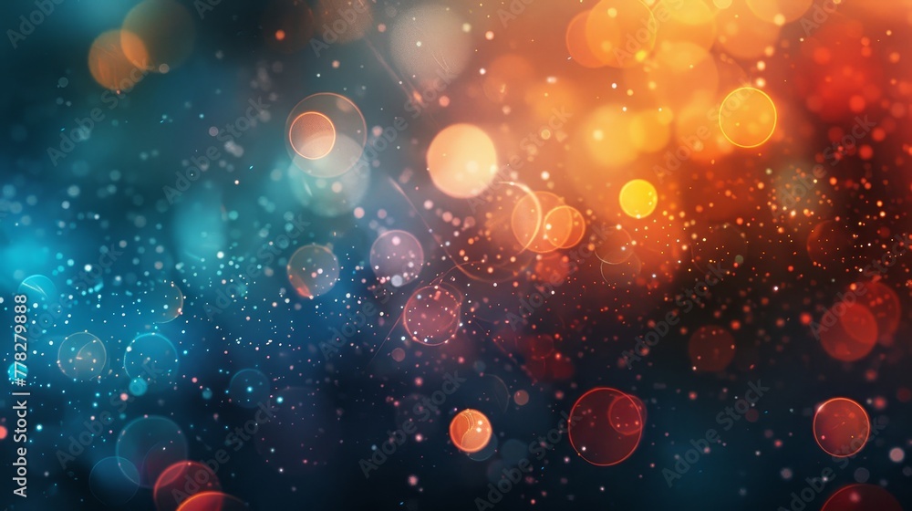 Aufkleber a colorful background with many small circles. the circles are of different sizes and colors, creati