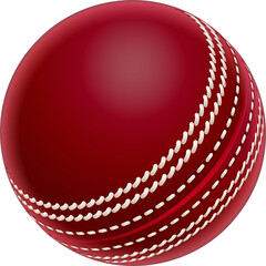 Cricket Ball Cartoon Sports Icon Illustration