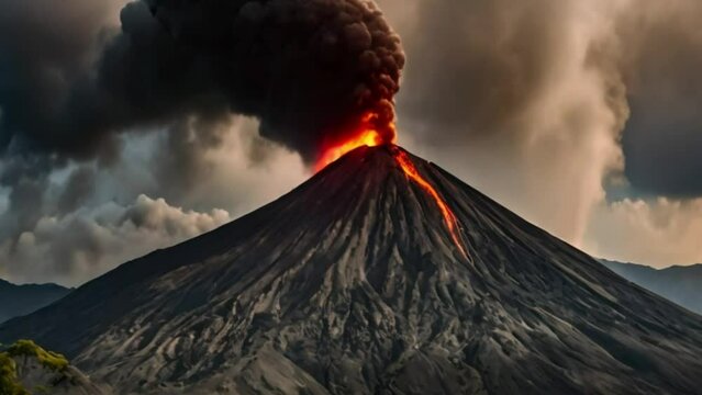 eruption of Mount Merapi