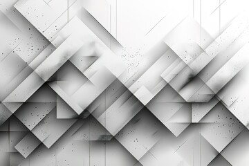 Abstract white background with geometric shapes and shadows