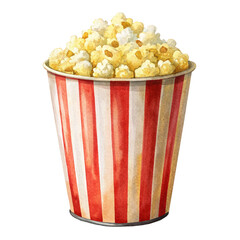 popcorn bucket, transparent background
