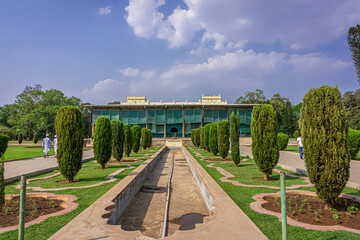 Summer Palace or Dariya Daulat Bagh in Srirangapatna. Karnataka Tourism Place.