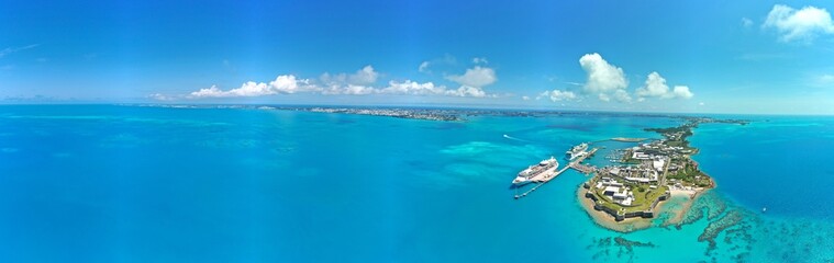 Tropical paradise island of Bermuda