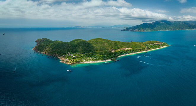 Hon Tam island on Nha Trang sea of Khanh Hoa province, central Vietnam