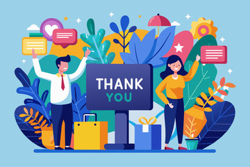  a thank you card for employees