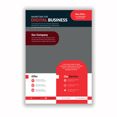 a poster design for digital business marketing