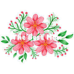 Mother's Day card in illustrated form