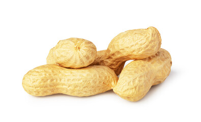 peanuts on a white background - 778301476