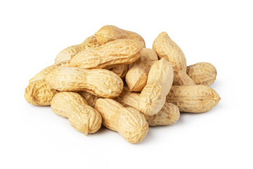 peanuts on a white background - 778301481