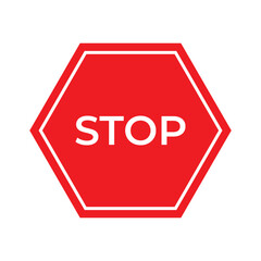 Set of prohibition sign. Stop symbol. Red ban icon
