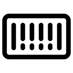 barcode icon for illustration