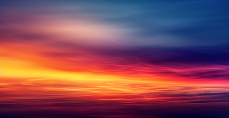 Fototapeta premium yellow sky blue blurry background, in dark purple and bright orange style, tonalist color scheme, Ai Generated Images