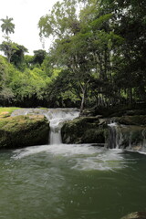 The Baños del Rio San Juan-San Juan River Baths, series of natural freshwater pools among small cascades, popular for swimming. Las Terrazas-Cuba-139