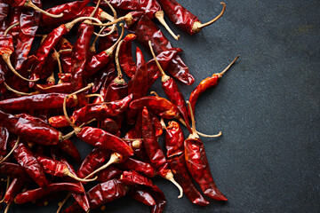 Above, chilli and mockup for pepper, spices and flavor for dry ingredient for cooking, cuisine and...