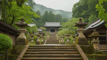 Fototapeta na wymiar Majestic Shikoku Pilgrimage