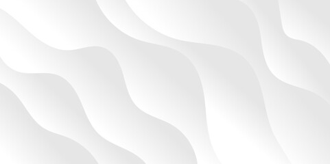Abstract white and light gray wave modern soft luxury texture with smooth and clean vector subtle background illustration. Banner design. 
