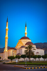 Fototapeta na wymiar Said Bin Taimur Mosque in Muscat, Oman
